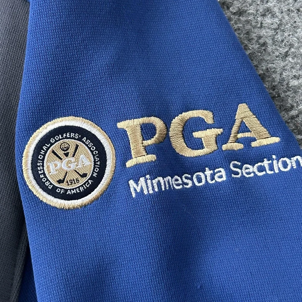 Page & Tuttle Jacket Mens‎ XL Blue Softshell Full Zip Golf PGA Minnesota Section